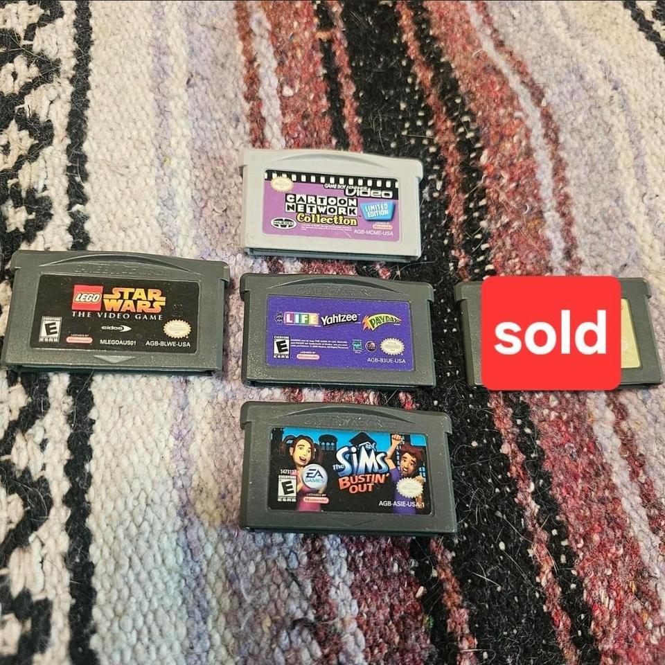Lot Of 5 Gameboy Advance