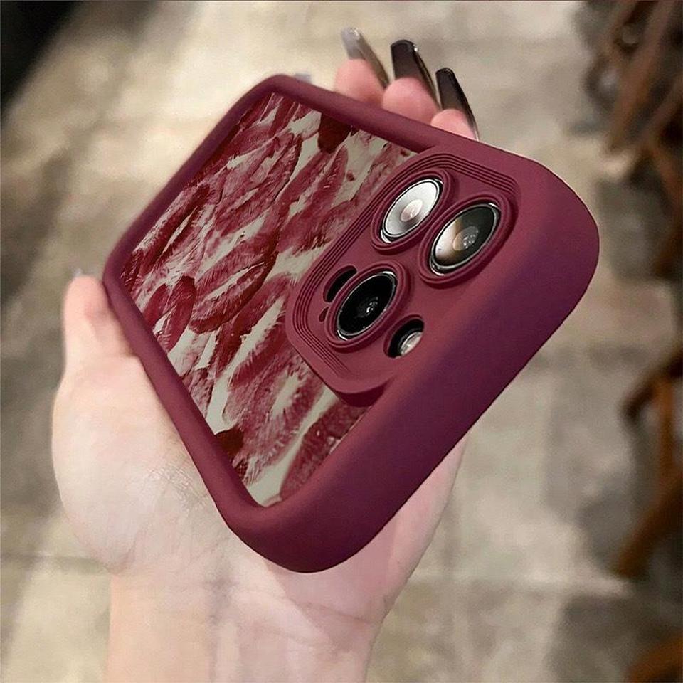 Red Lip Print Phone Case 5f0c
