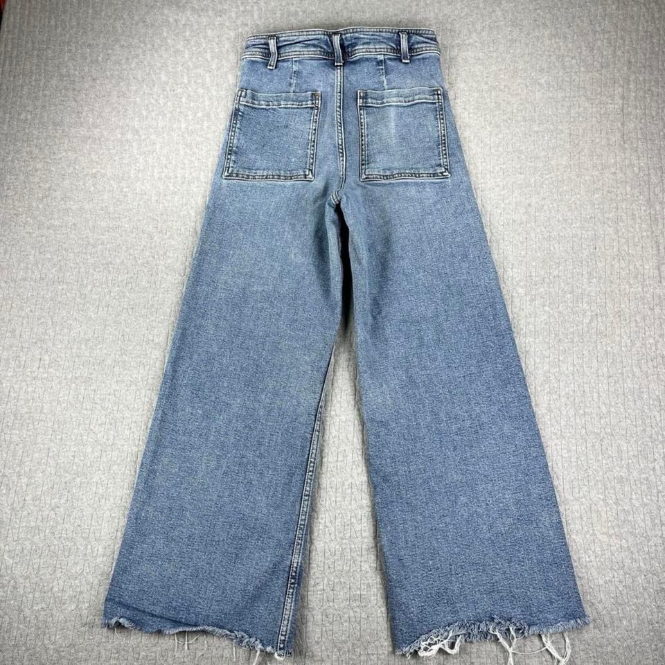 Zara Blue Flare Wide 5f22 2