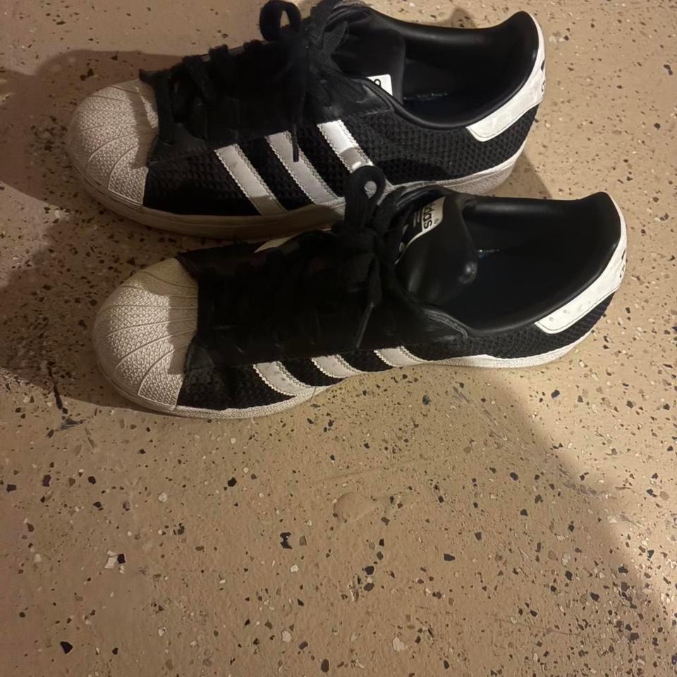 Black Mesh And White Adidas 2