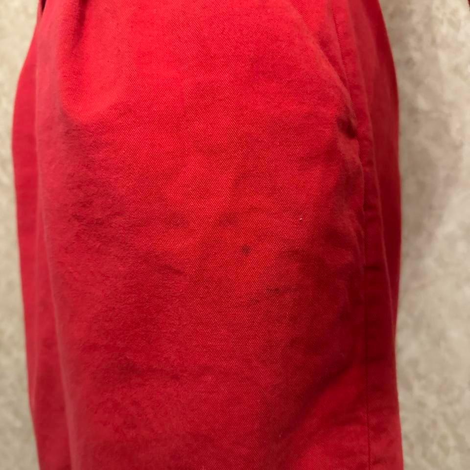 Vtg 80s Retro Bright Red 6c07 5