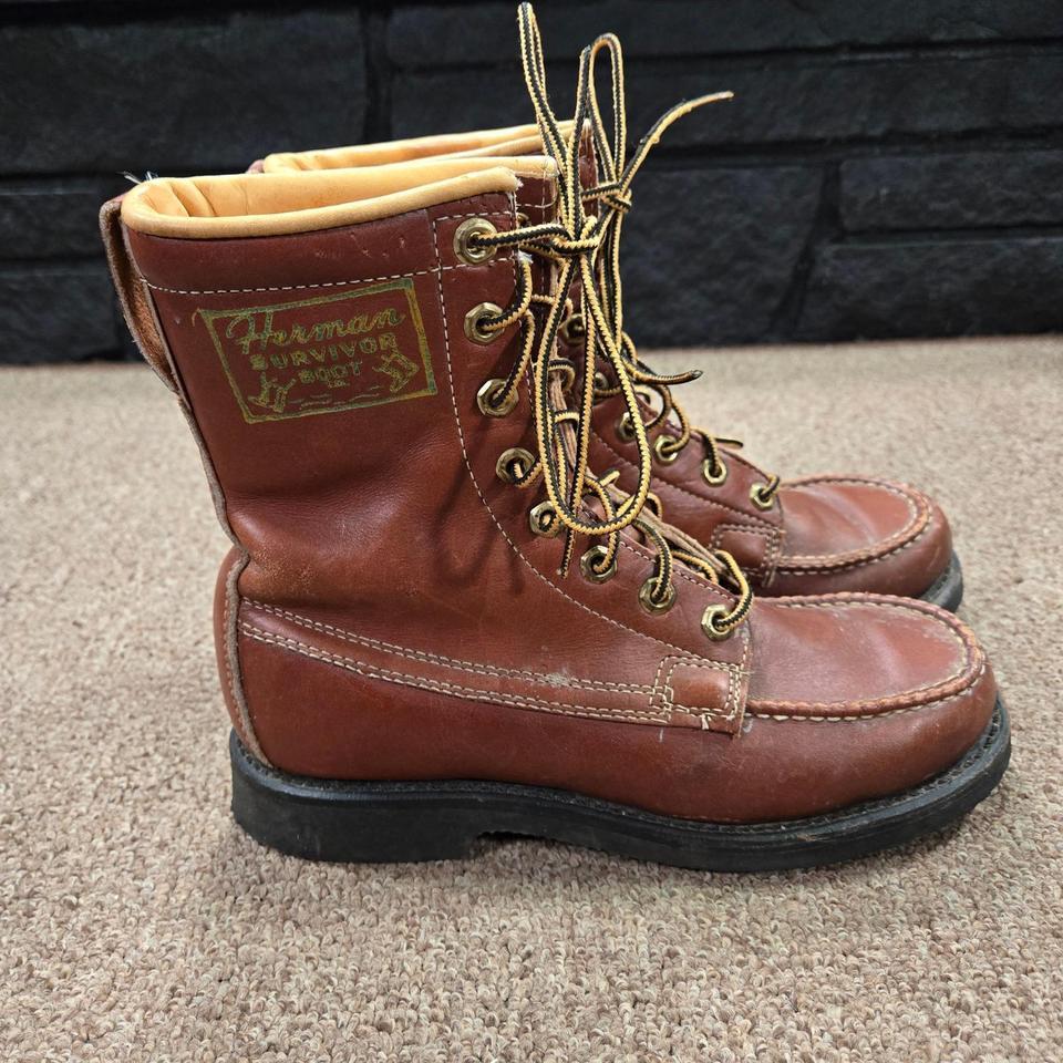 Vtg 60s Herman Survivor Boots C12e