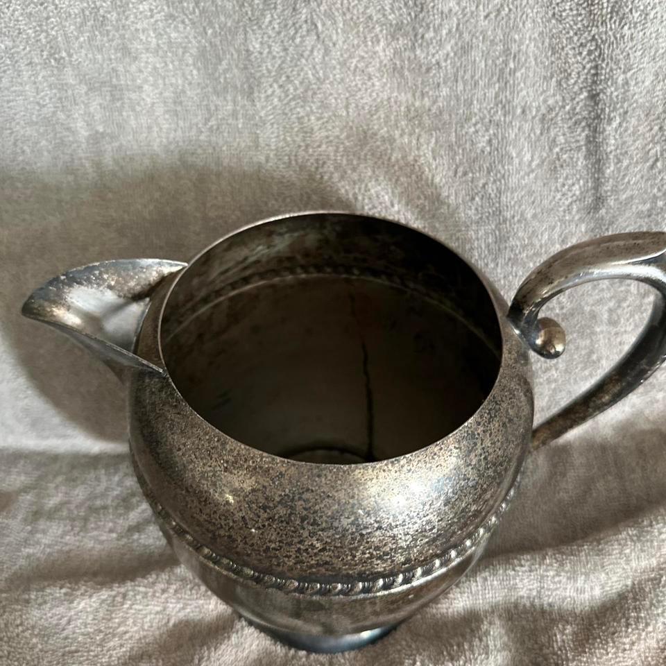 Silver Plated Pitcher With A 2
