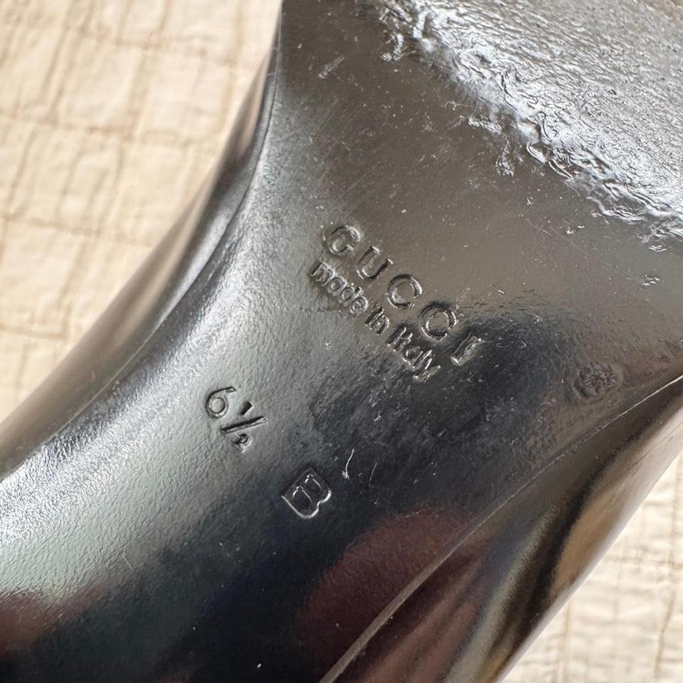 Gucci Leather Slingback Work Pumps 3eef 4