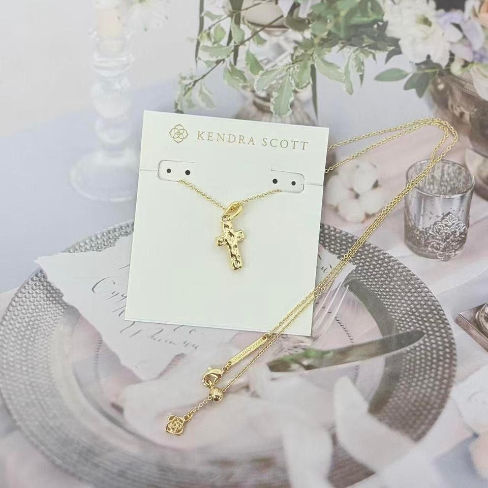Kendra Scott Cross Gold Pendant 45ea 3