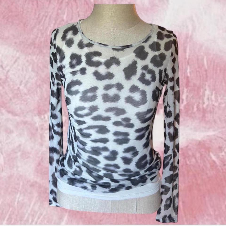 Vintage Forever 21 White Leopard 6baa
