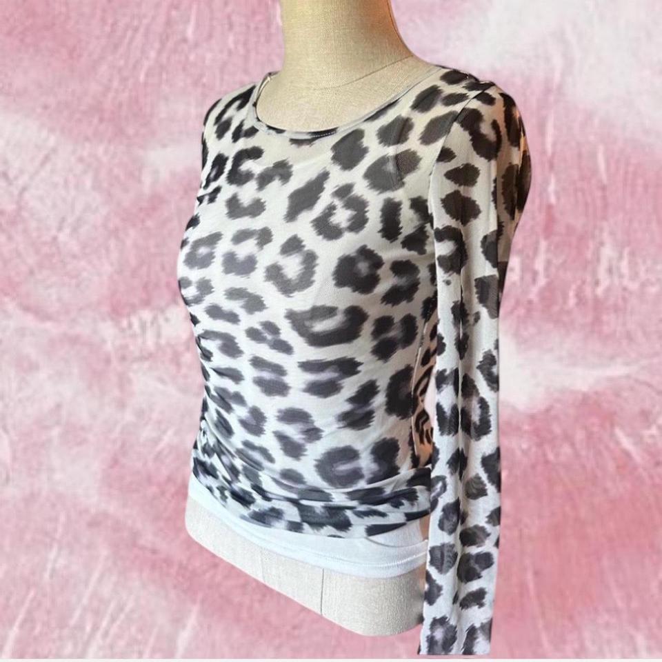 Vintage Forever 21 White Leopard 6baa 2