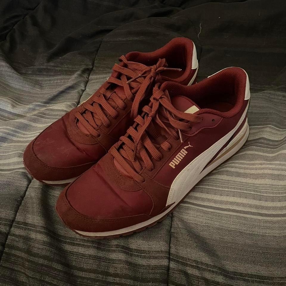 Burgundy Puma Sneakers Send Offers