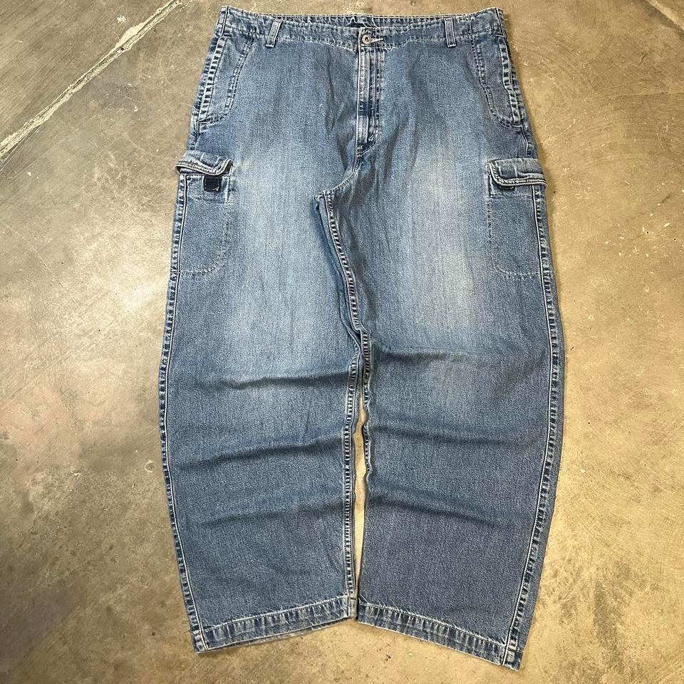 90s Baggy Blue Levis Dry 7100 5