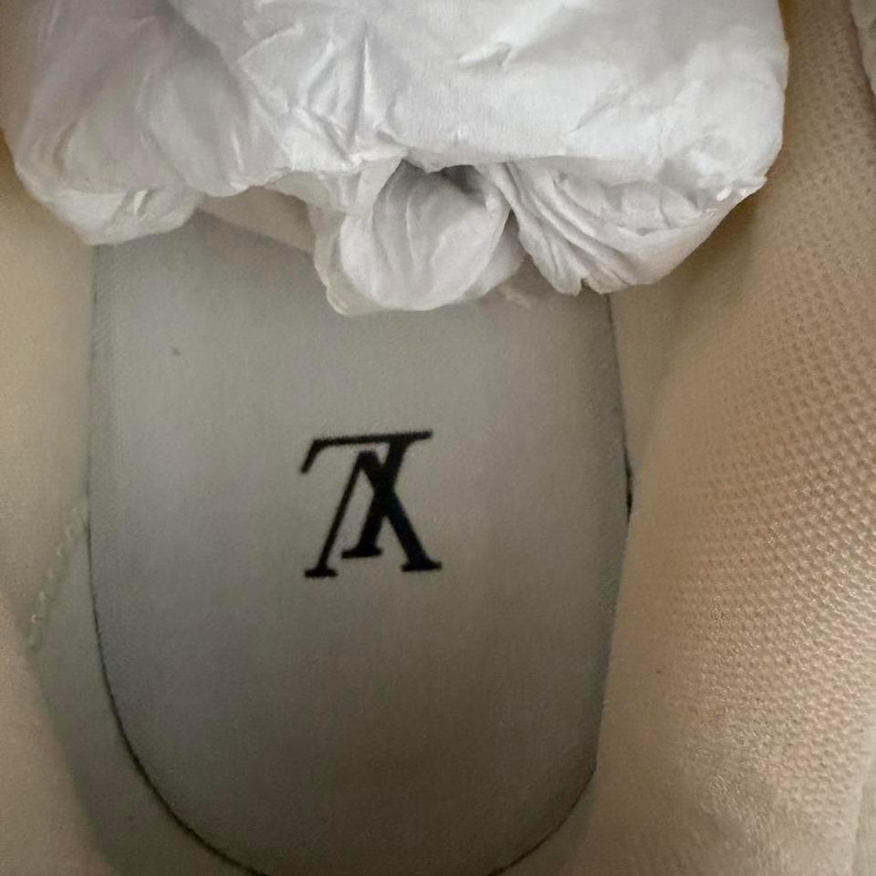 Louis Vuitton White Skates Ship D59a 5