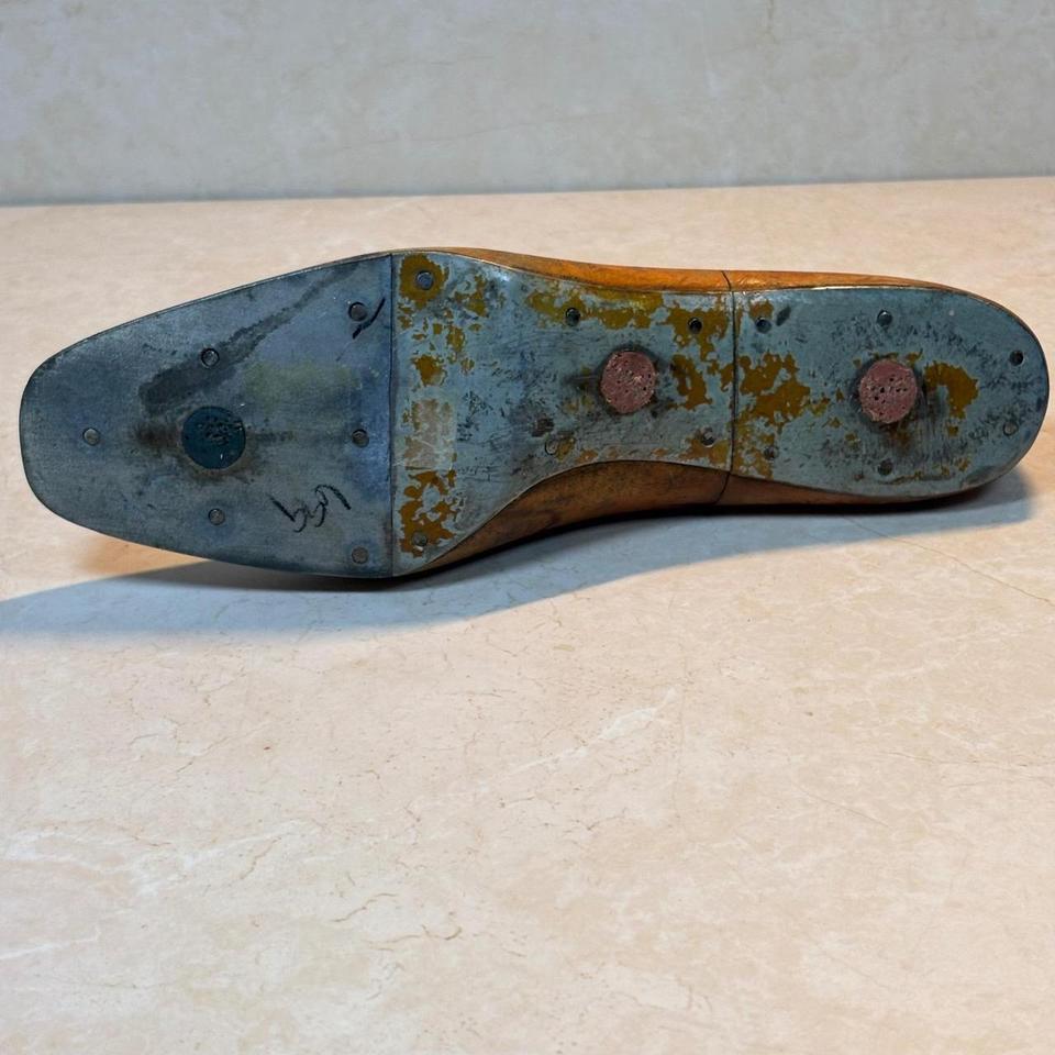 Vtg Leader Wooden Shoe Last 825b 5
