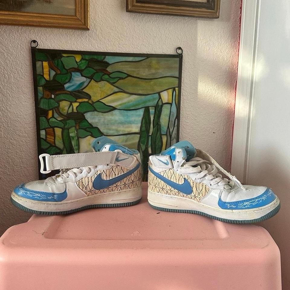 Nike Air Force Blue White B232 3