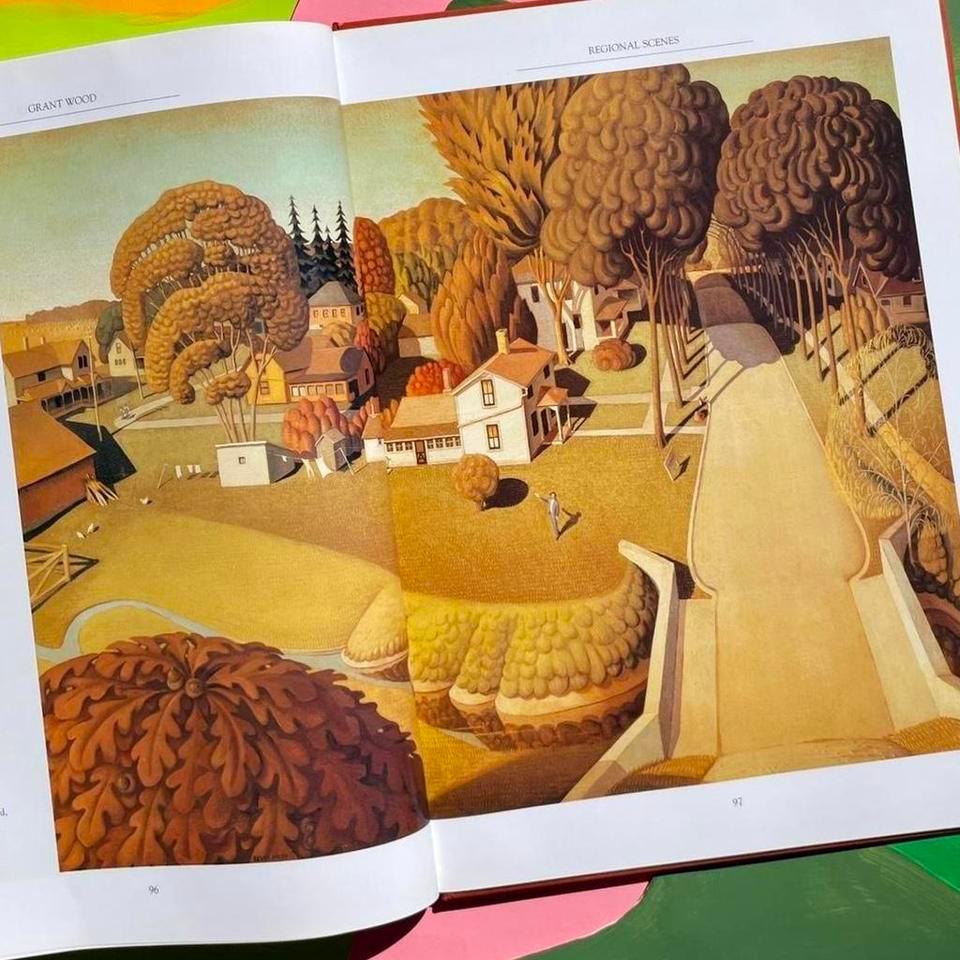 Vintage Grant Wood American Gothic 3