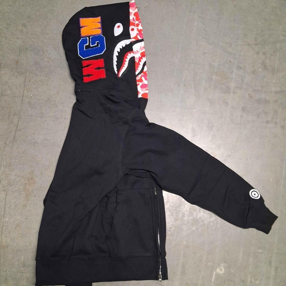 Bape Black Tiger Shark Hoodie C366