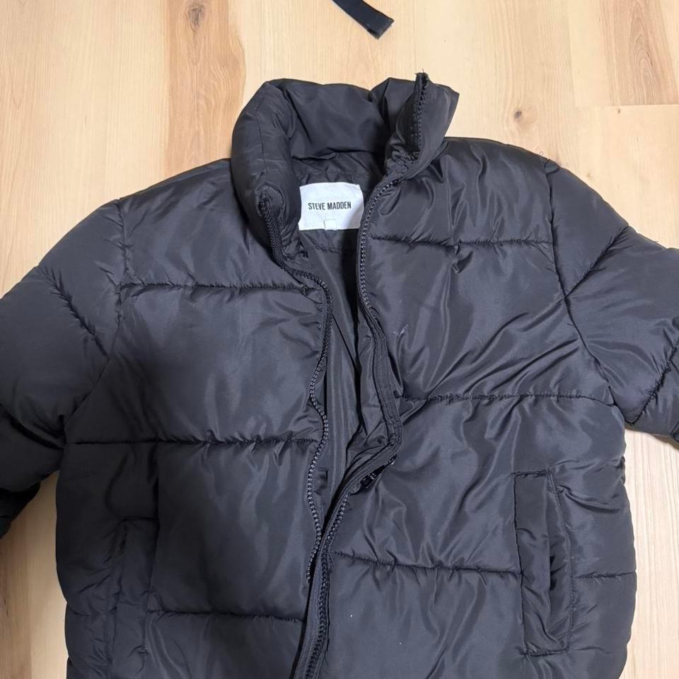 Steve Madden Black Puffer Jacket 3af0