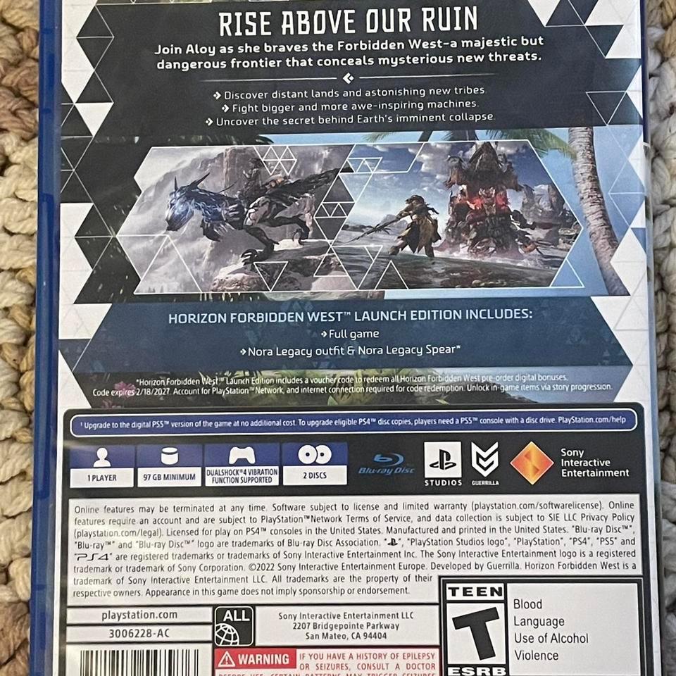 Horizon Forbidden West Ps4ps5 Game 2