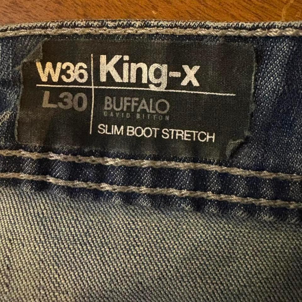 Y2k 2000s Blue Slim Bootcut C6e2 5