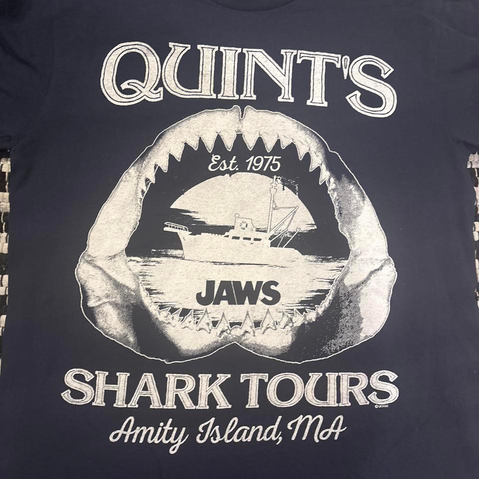 Jaws Graphic Tee Shirt Navy D57f 2