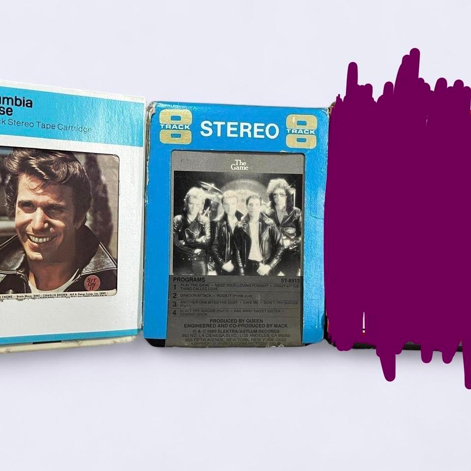 Set Of Three Vintage 8 Track