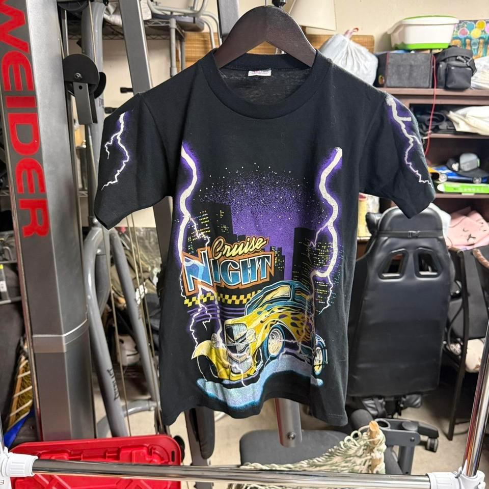 Vintage Graphic Tee Cruise Night E67c