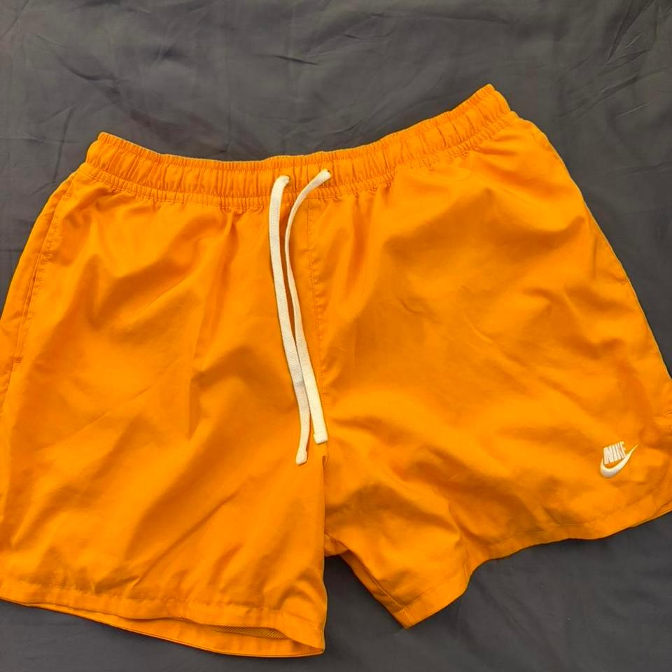 Orange Nike Shorts With White 1af1