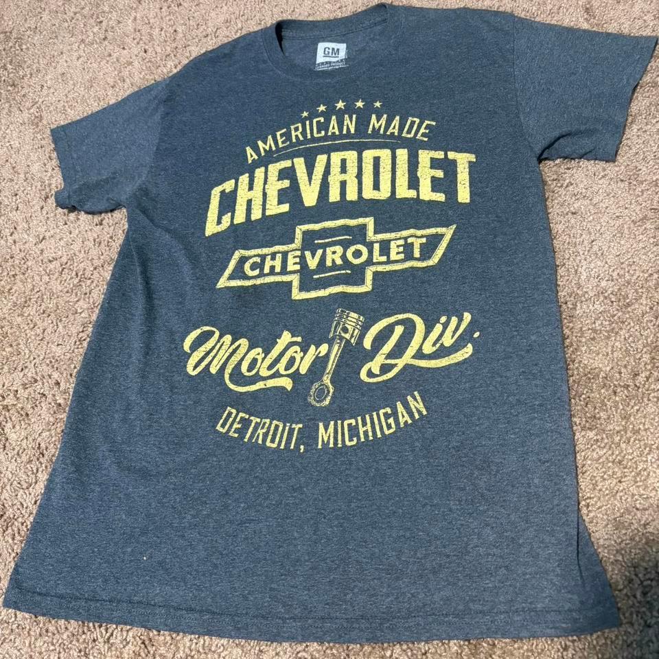 Chevrolet Grey T Shirt Size M 0953