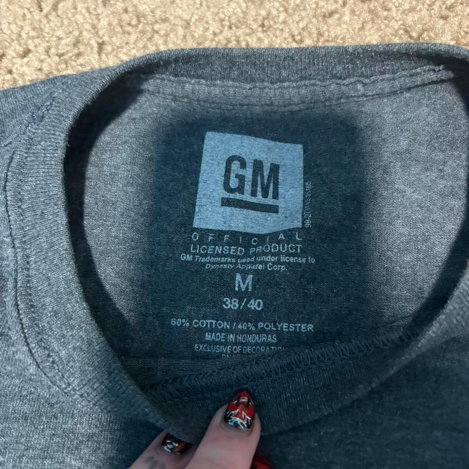 Chevrolet Grey T Shirt Size M 0953 2