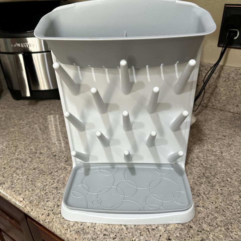 White Bottle Drying Rack Baby Cd14