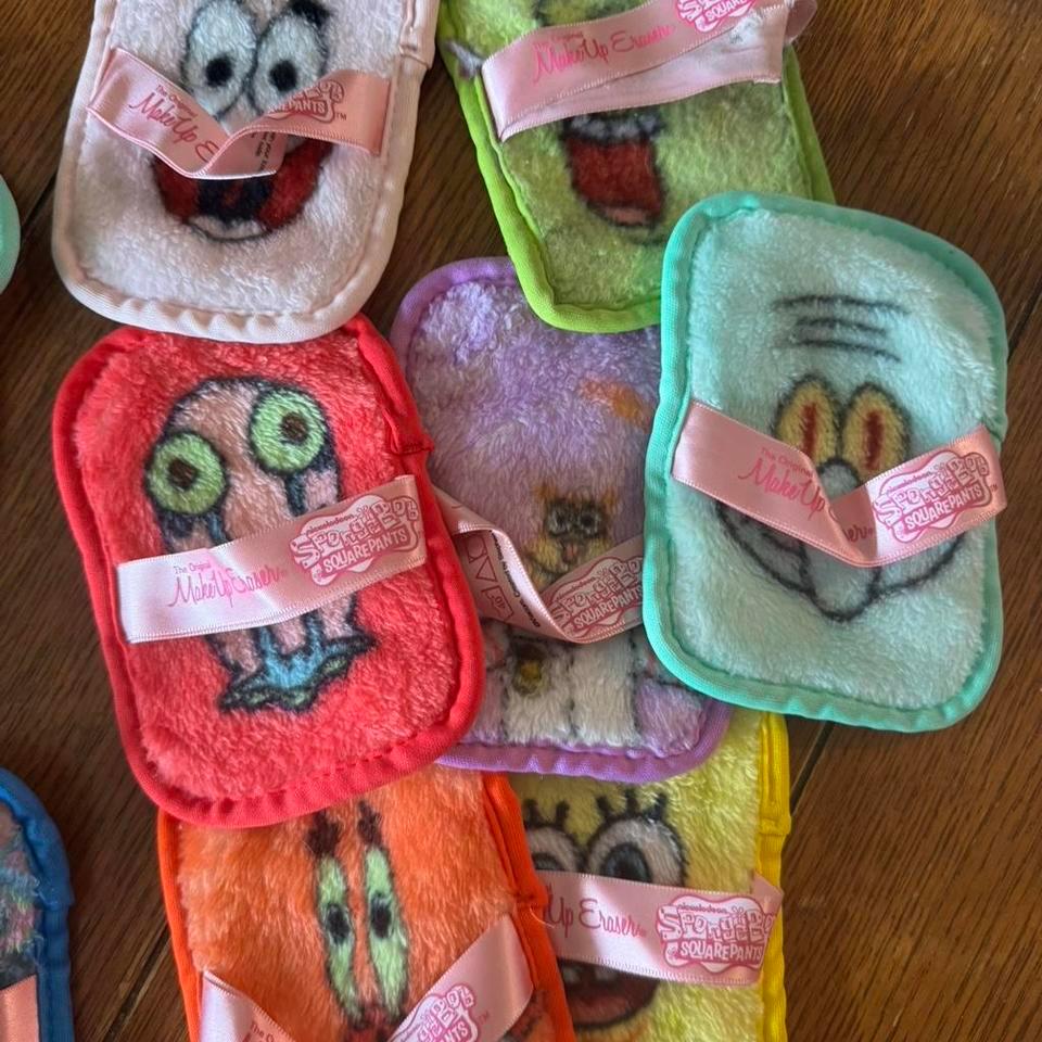 Spongebob Squarepants Makeup Eraser Set A177 2