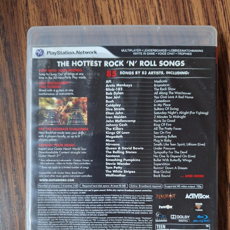 Guitar Hero 5 Ps3 Game 717f 2