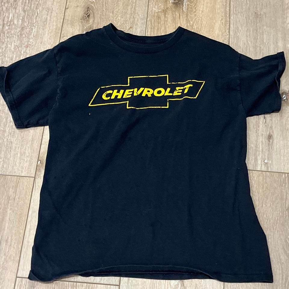 Black Yellow Vintage Chevrolet 8077