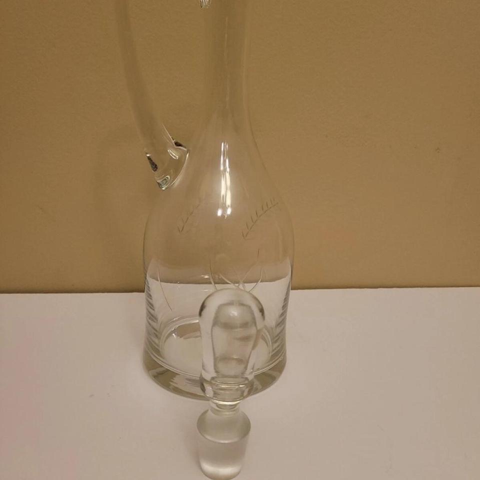 Vintage Crystal Oil And Vinegar 4