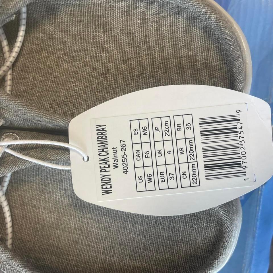 Hey Dude Grey Canvas Shoes 5b50 8