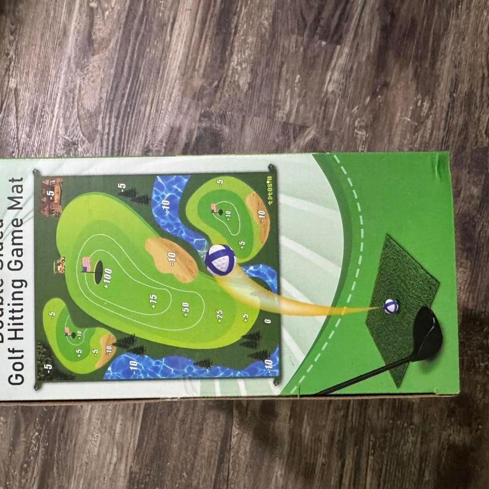 Golf Hitting Game Mat Double 6999 3
