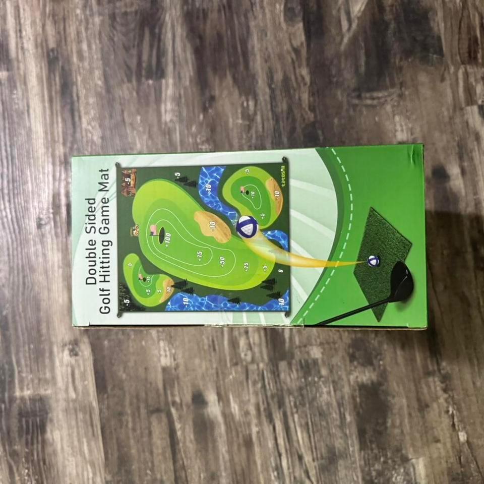 Golf Hitting Game Mat Double 6999 6