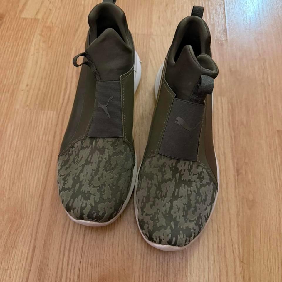 Puma Green Camo Slip On 6720 3