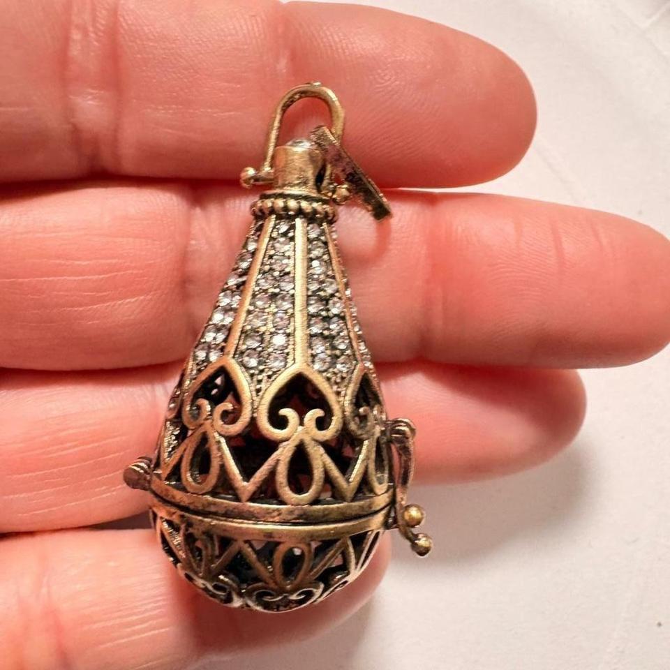 Steampunk Cage Tear Drop Locket Cbc0 3