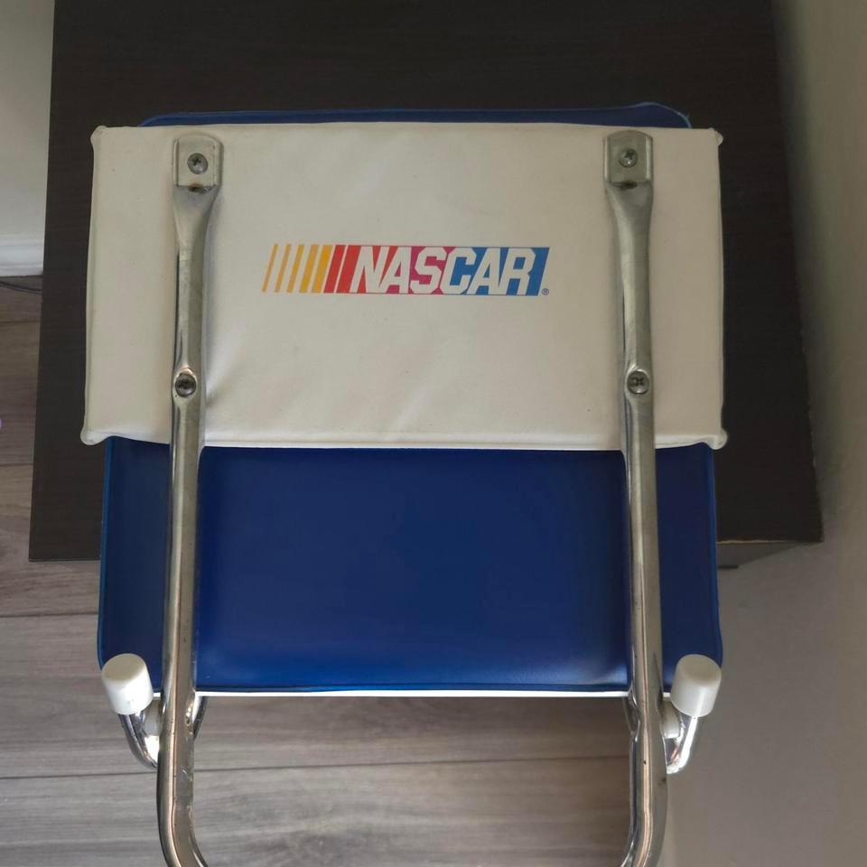 Vintage 90s Nascar Folding Padded 97c5 7