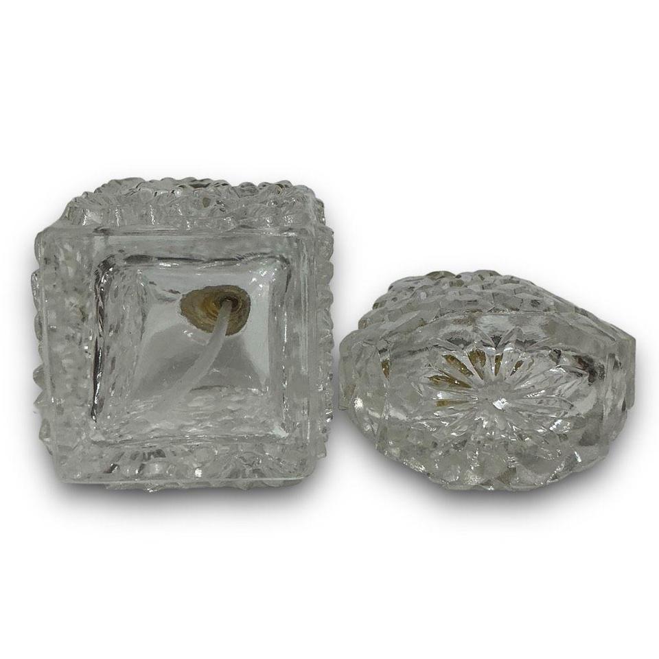 Set Of 2 Vintage Crystal 3