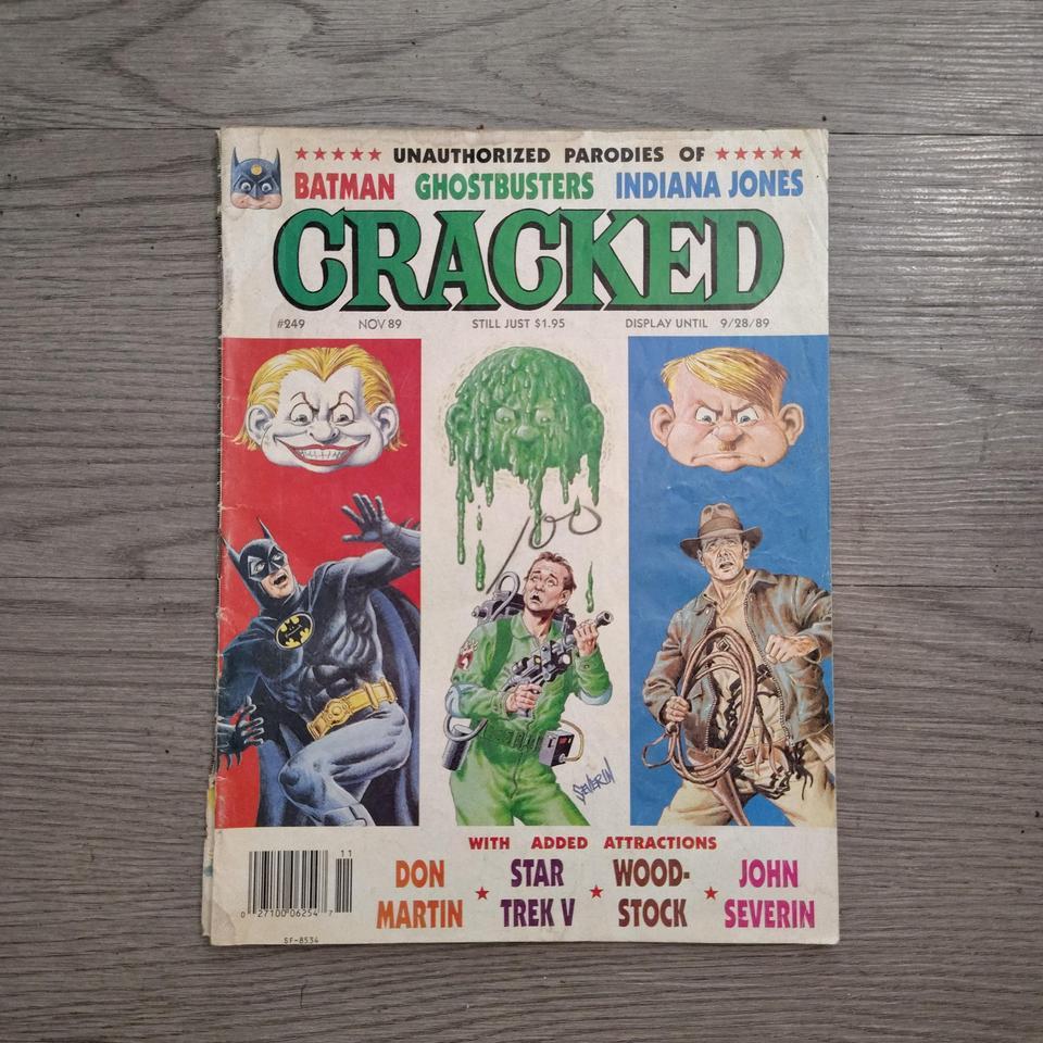Cracked Magazine November 1989 Batman