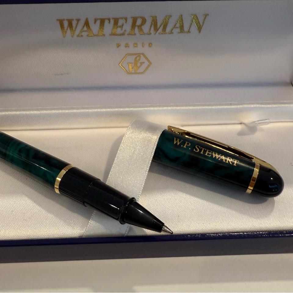 Green And Gold Fountain Pen 5