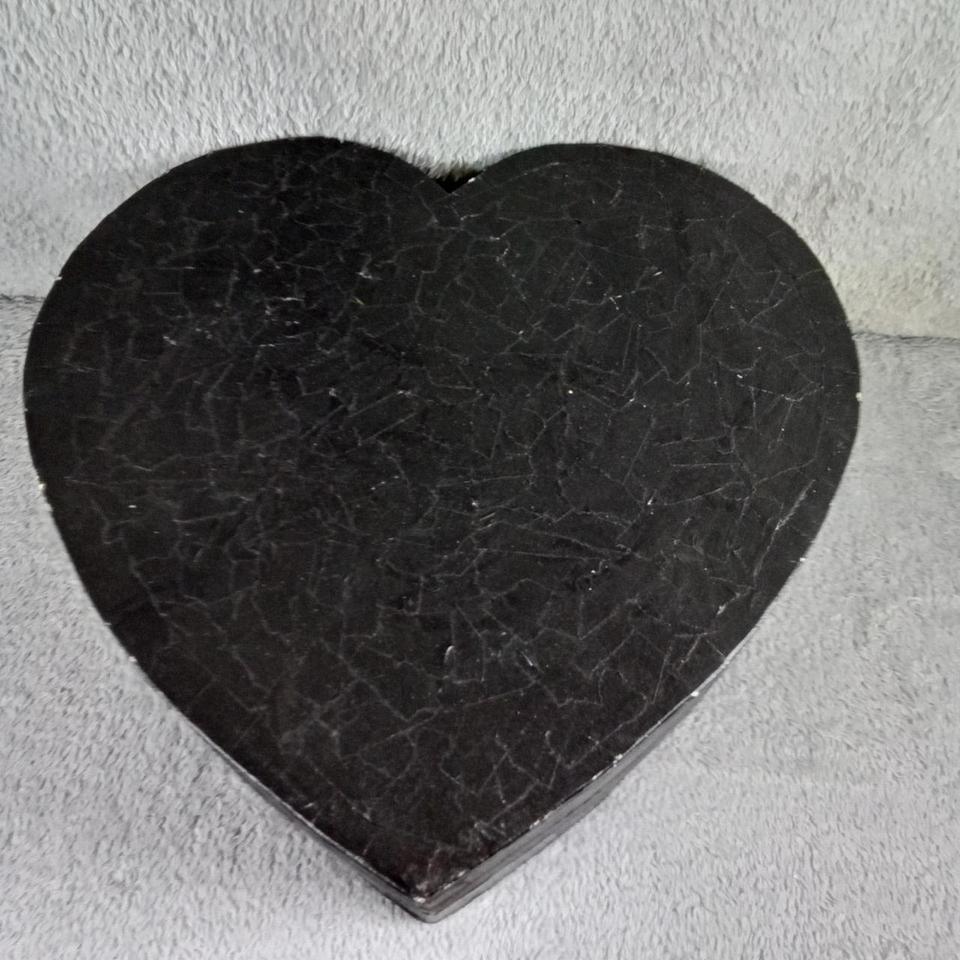 Black Heart Shaped Decorative Storage 431c