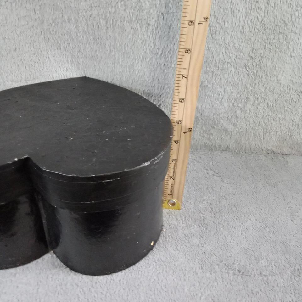 Black Heart Shaped Decorative Storage 431c 6