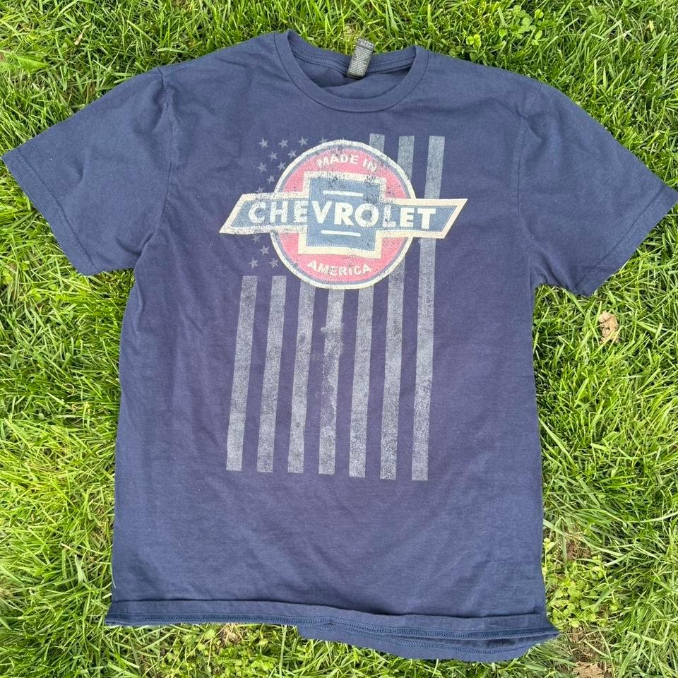 Chevrolet Navy Blue Tee Size D61f