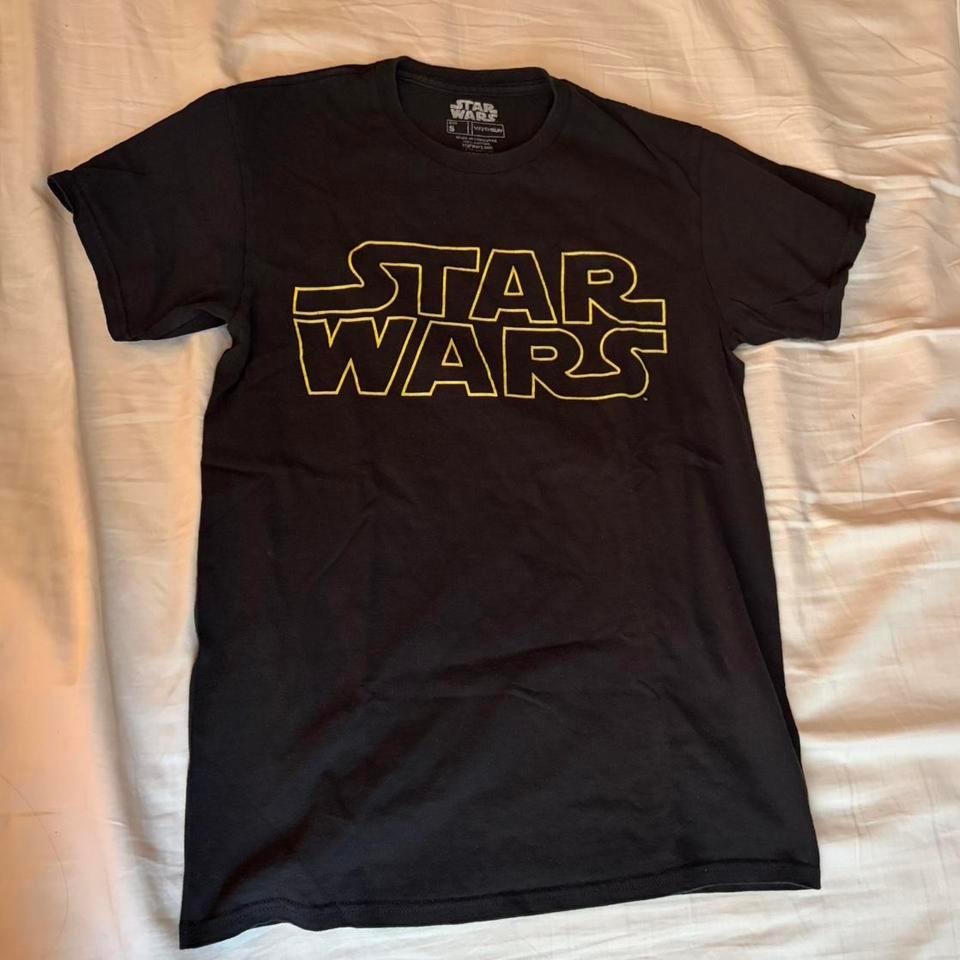 Star Wars Black T Shirt Size Cf44