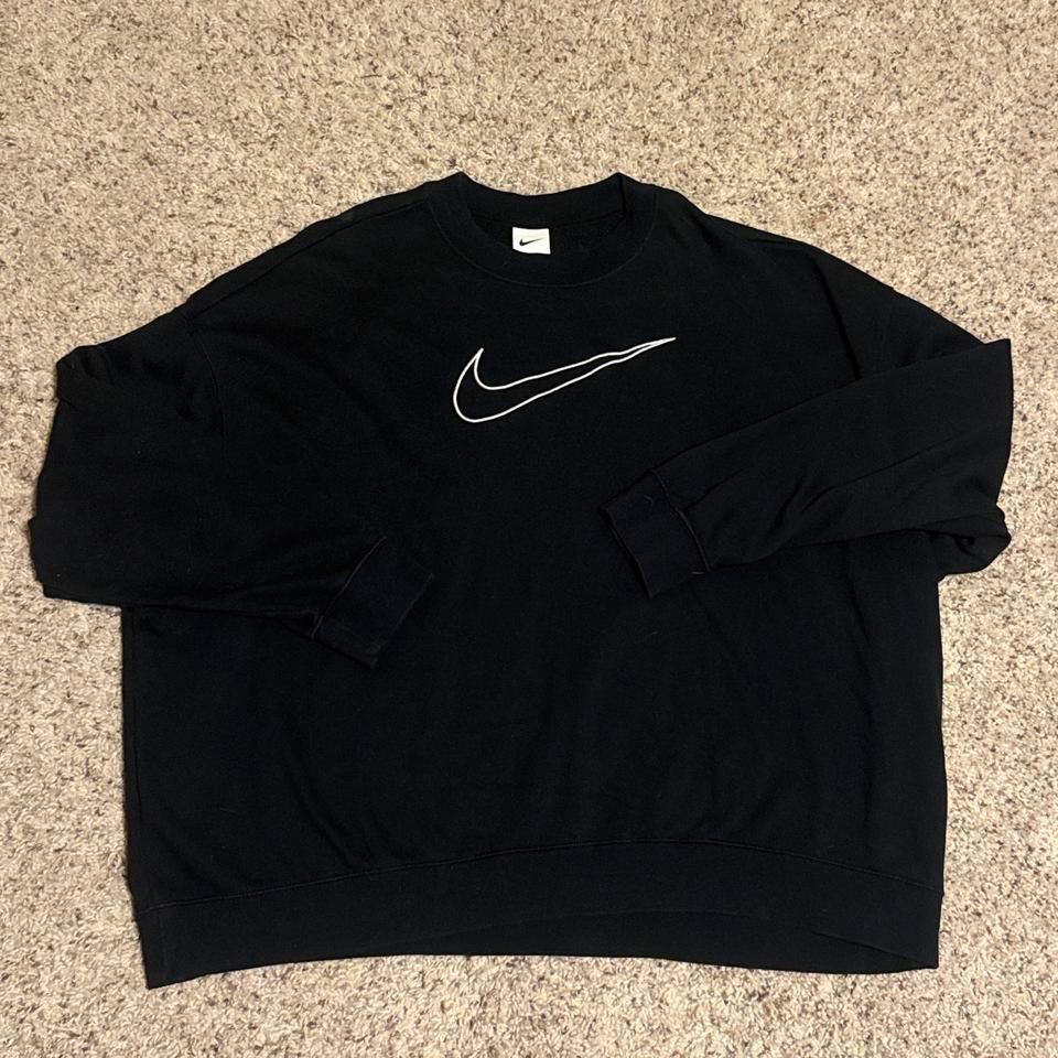 Black Nike Crewneck Sweatshirt With 610a