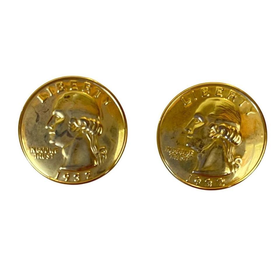 Vintage 1982 Stamped Quarter Coin E88e
