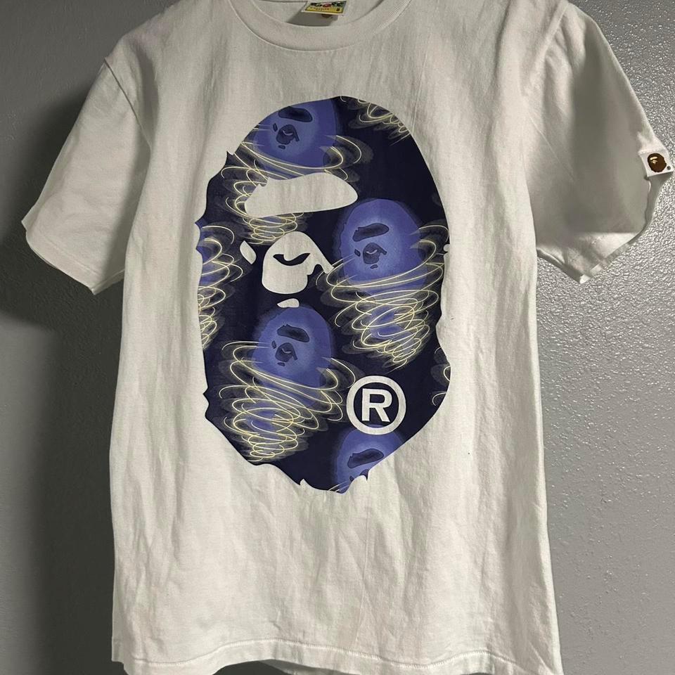 Bape White T Shirt Size S B08c