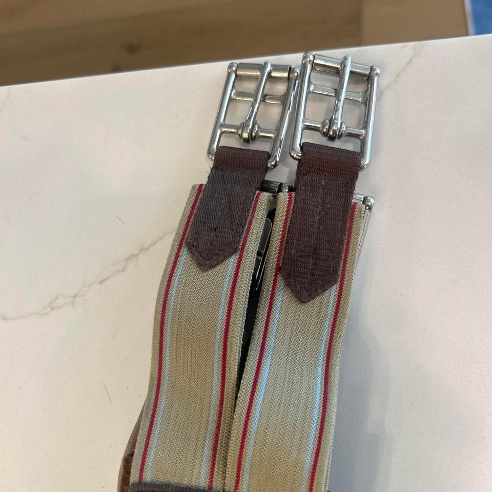 Brown Girth With Silver Buckle Faef 2