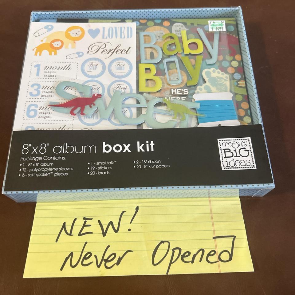Baby Boy 8x8 Album Box 808f